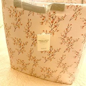 Restoration hardware baby and child nwt htf Cherry Blossom large bin 16x16x18